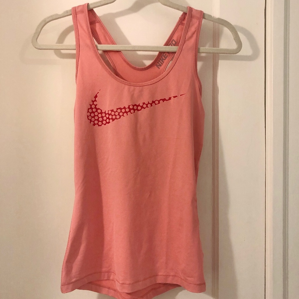 Womens Nike Pro Polka Dot Tank Top